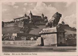 77814 - Würzburg - Blick Von Der Löwenbrücke - Ca. 1960 - Wuerzburg