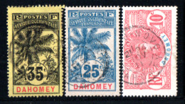 Dahomey  - ( 3  Timbres Oblitere ) - Used Stamps