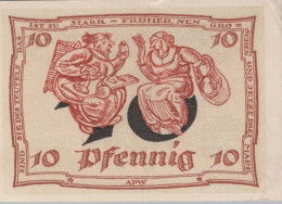 10 PFENNIG 1921 Stadt ARNSTADT Thuringia UNC DEUTSCHLAND Notgeld Banknote #PI487 - [11] Emissions Locales