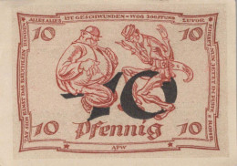 10 PFENNIG 1921 Stadt ARNSTADT Thuringia UNC DEUTSCHLAND Notgeld Banknote #PH824 - [11] Emissions Locales