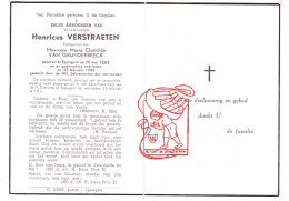 DP Henricus Verstraeten ° Eppegem Zemst 1883 † 1959 X Maia Clothilde Van Grunderbeeck - Images Religieuses