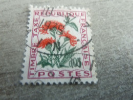 Fleurs Des Champs - Centaure Jacée - 5c. - Yt Taxe 95 - Lilas, Rose, Rouge Et Vert - Oblitéré - Année 1964 - - 1960-.... Gebraucht