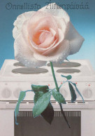 FLOWERS Vintage Postcard CPSM #PAS360.GB - Flowers