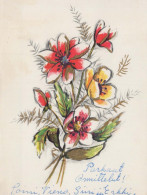 FLOWERS Vintage Postcard CPSM #PAR639.GB - Fleurs