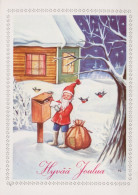 SANTA CLAUS CHRISTMAS Holidays Vintage Postcard CPSM #PAK406.GB - Santa Claus