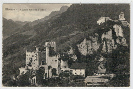 C.P.  PICCOLA    MERANO   I  CASTELLI   FONTANA  E  TIROLO         2 SCAN  (VIAGGIATA) - Merano