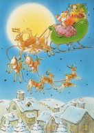 SANTA CLAUS CHRISTMAS Holidays Vintage Postcard CPSM #PAJ900.GB - Santa Claus