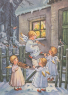 ANGEL CHRISTMAS Holidays Vintage Postcard CPSM #PAG906.GB - Anges