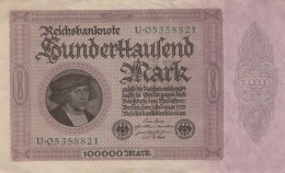 100000 MARK 1923 Stadt BERLIN DEUTSCHLAND Papiergeld Banknote #PL138 - [11] Emisiones Locales