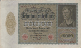 10000 MARK 1922 Stadt BERLIN DEUTSCHLAND Papiergeld Banknote #PL328 - [11] Emissions Locales