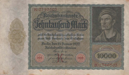 10000 MARK 1922 Stadt BERLIN DEUTSCHLAND Papiergeld Banknote #PL156 - [11] Emissions Locales