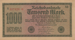 1000 MARK 1922 Stadt BERLIN DEUTSCHLAND Papiergeld Banknote #PL465 - [11] Local Banknote Issues