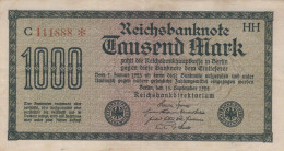 1000 MARK 1922 Stadt BERLIN DEUTSCHLAND Papiergeld Banknote #PL432 - Lokale Ausgaben