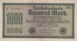 1000 MARK 1922 Stadt BERLIN DEUTSCHLAND Papiergeld Banknote #PL405 - [11] Lokale Uitgaven