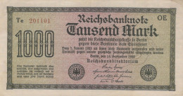 1000 MARK 1922 Stadt BERLIN DEUTSCHLAND Papiergeld Banknote #PL396 - [11] Emissions Locales