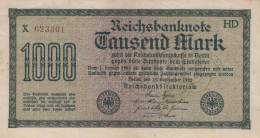 1000 MARK 1922 Stadt BERLIN DEUTSCHLAND Papiergeld Banknote #PL389 - [11] Lokale Uitgaven