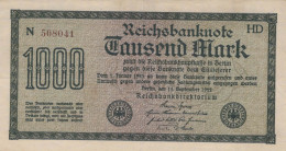 1000 MARK 1922 Stadt BERLIN DEUTSCHLAND Papiergeld Banknote #PL386 - [11] Lokale Uitgaven