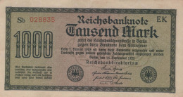 1000 MARK 1922 Stadt BERLIN DEUTSCHLAND Papiergeld Banknote #PL375 - [11] Local Banknote Issues