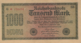 1000 MARK 1922 Stadt BERLIN DEUTSCHLAND Papiergeld Banknote #PL035 - [11] Lokale Uitgaven