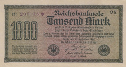 1000 MARK 1922 Stadt BERLIN DEUTSCHLAND Papiergeld Banknote #PL025 - [11] Lokale Uitgaven
