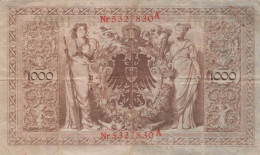 1000 MARK 1910 DEUTSCHLAND Papiergeld Banknote #PL290 - [11] Local Banknote Issues