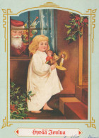 PÈRE NOËL Bonne Année Noël ENFANTS Vintage Carte Postale CPSM #PAY271.FR - Santa Claus