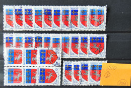 FRANCE 1966 - Armoiries De Ville - SAINT-LO N° 1510 - Petit Lot De 30 Timbres. - Used Stamps