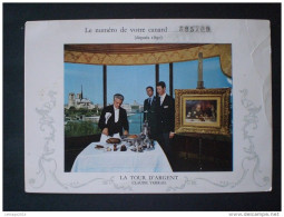 FRANCIA POSTCARD LA TOUR D ARGENT CLAUDE TERRAIL NUMBER CARD 895709 - Hotels & Restaurants