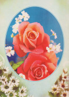 FLEURS Vintage Carte Postale CPSM #PAS057.FR - Flowers