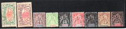 Réunion - ( 9 Timbres Oblitere ) - Other & Unclassified