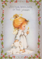 ANGE NOËL Vintage Carte Postale CPSM #PAH597.FR - Angels