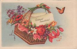 FLOWERS Vintage Postcard CPSMPF #PKG065.GB - Flowers