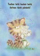 CAT KITTY Animals Vintage Postcard CPSM #PBQ988.GB - Gatos