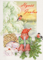 SANTA CLAUS Happy New Year Christmas Vintage Postcard CPSM #PBL066.GB - Santa Claus