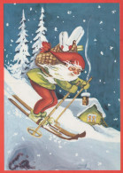 SANTA CLAUS Happy New Year Christmas Vintage Postcard CPSM #PBL457.GB - Santa Claus