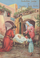 Virgen Mary Madonna Baby JESUS Christmas Religion Vintage Postcard CPSM #PBB862.GB - Maagd Maria En Madonnas