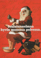 SANTA CLAUS Happy New Year Christmas Vintage Postcard CPSM #PBL267.GB - Santa Claus