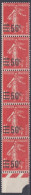 France 1926-1927 N° 225 NMH Semeuse Fond Plein   (Gf) - 1906-38 Säerin, Untergrund Glatt