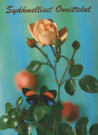 FLEURS Vintage Carte Postale CPSM #PAS302.FR - Flowers