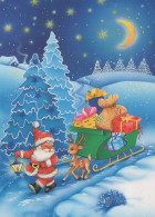 PÈRE NOËL NOËL Fêtes Voeux Vintage Carte Postale CPSM #PAJ903.FR - Santa Claus