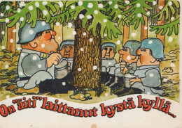 SOLDATS HUMOUR Militaria Vintage Carte Postale CPSM #PBV915.FR - Humor