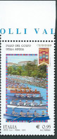 Italia 2015; Palio Del Golfo Della Spezia, Gara A Squadre Di Canottaggio. Francobollo Di Bordo Superiore. - 2011-20: Mint/hinged