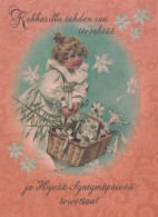 ENFANTS ENFANTS Scène S Paysages Vintage Postal CPSM #PBT083.FR - Scènes & Paysages