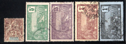 Guadeloupe - ( 5 Timbres Oblitere ) - Usados
