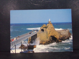 500 . BIARRITZ . LE ROCHER DE LA VIERGE . OBLITEREE 1997 - Biarritz