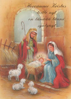 Vierge Marie Madone Bébé JÉSUS Noël Religion Vintage Carte Postale CPSM #PBB728.FR - Vierge Marie & Madones