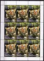 Niger 1998, Year Of The Tiger, Rotary, Sheetlet - Big Cats (cats Of Prey)
