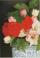 FLORES Vintage Tarjeta Postal CPSM #PAR875.ES - Flowers