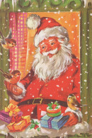 PAPÁ NOEL NAVIDAD Fiesta Vintage Tarjeta Postal CPSM #PAJ826.ES - Santa Claus