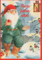 PAPÁ NOEL NAVIDAD Fiesta Vintage Tarjeta Postal CPSM #PAK596.ES - Santa Claus